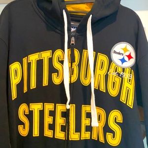 Pittsburgh Steelers zippered sweatshirt Men’s L